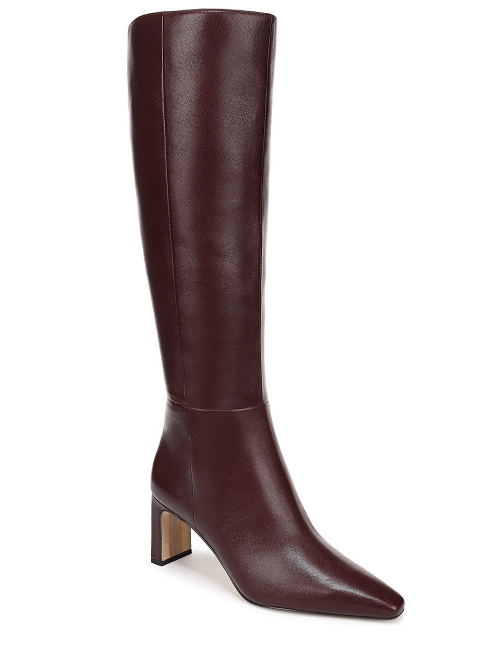 Sam Edelman Women's Sylvia Snip Toe Knee High Dress Brown Boots NWOT Size 8